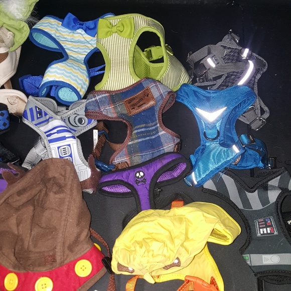 Lot of 16 fashion harnesses for a small dog - Picture 2 of 3